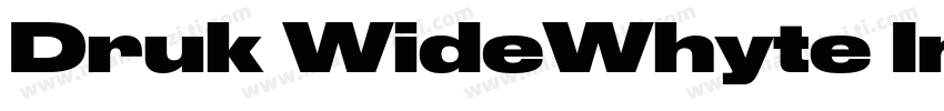 Druk WideWhyte Inktr字体转换